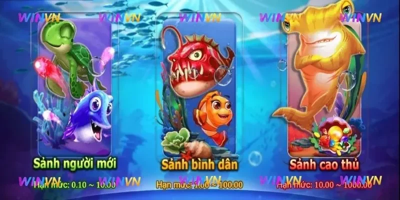 Game săn cá với phòng bắn và nhiệm vụ đa dạng